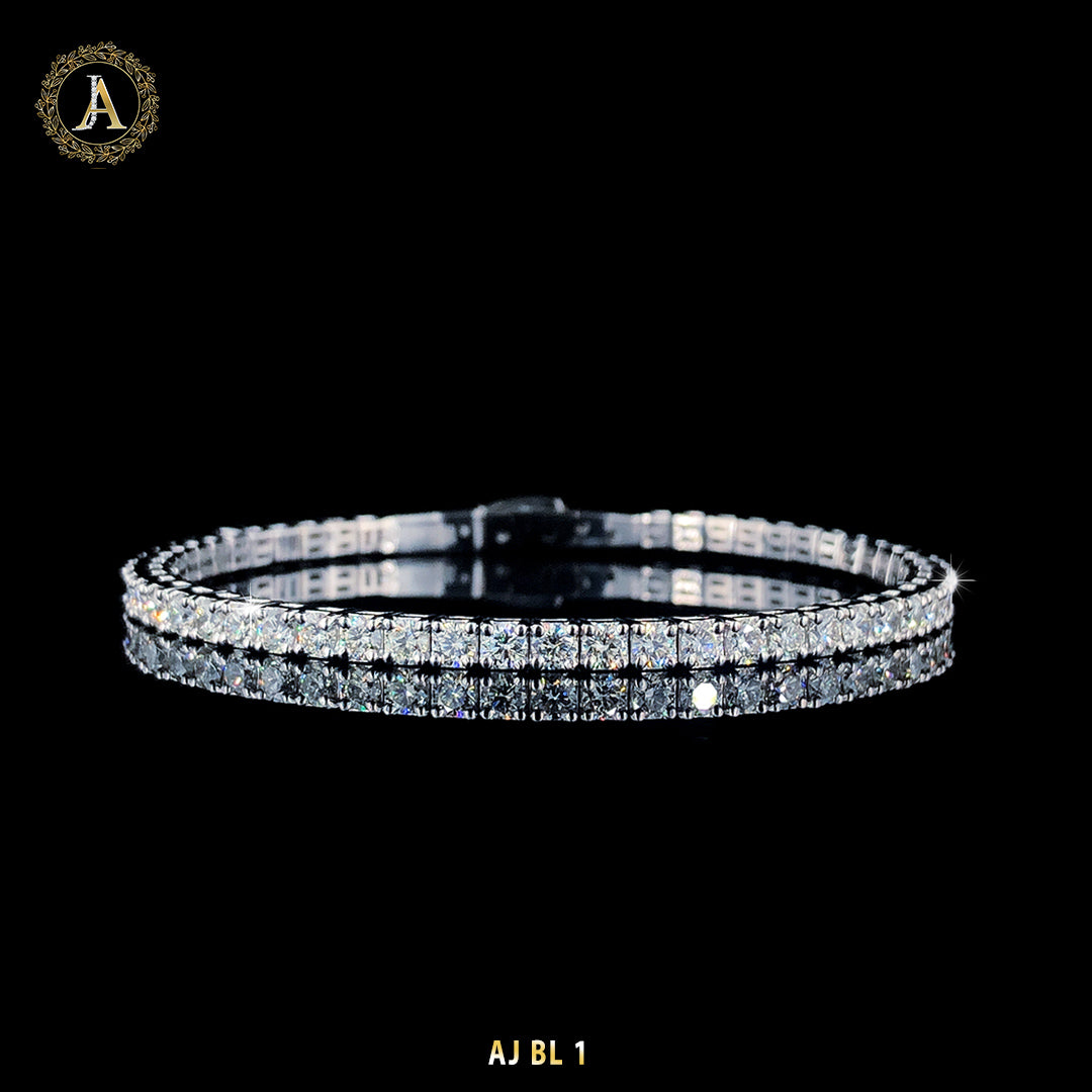 White Gold Diamond Bracelet in 14KT gold