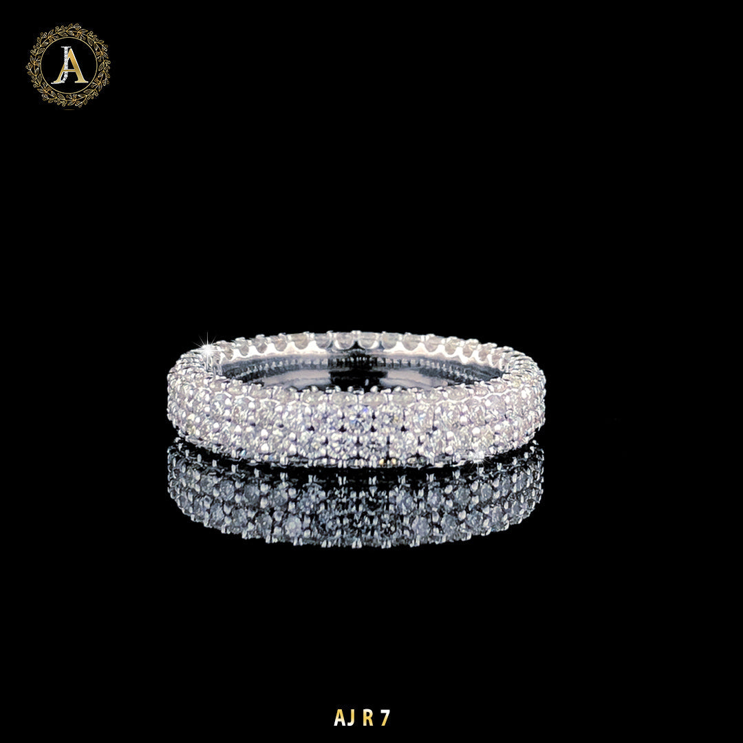 Diamond Infinity Ring in 14KT White Gold