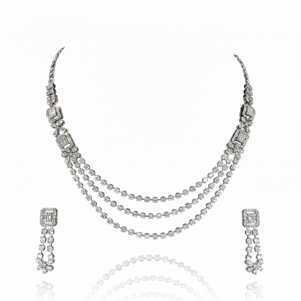 Diamond Necklace Set