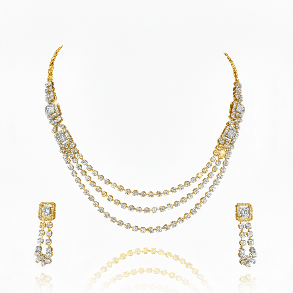 Diamond Necklace Set